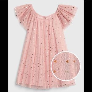 NWT Baby Gap Pleated Flutter Dress